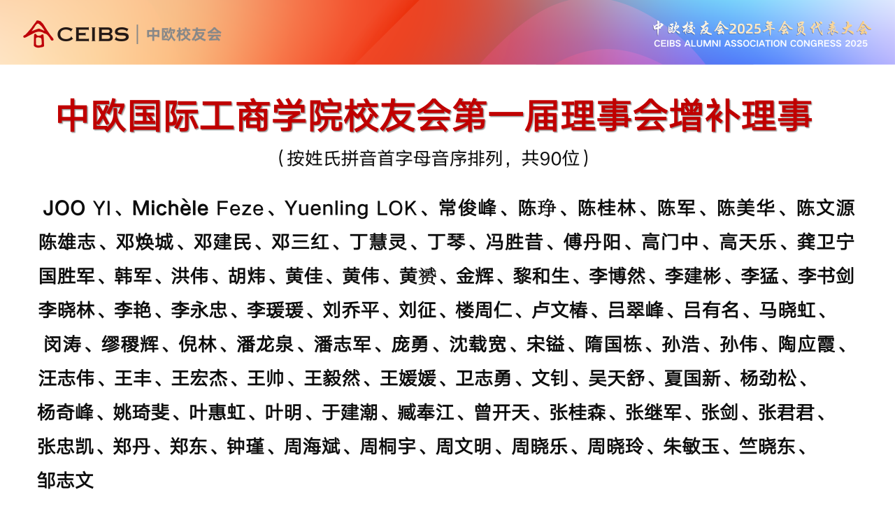 增补理事